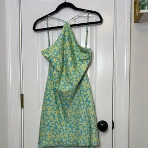 Cotton Candy Floral Mini Dress